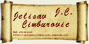 Jelisav Čimburović vizit kartica